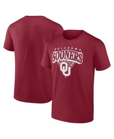Fanatics Men's Crimson Oklahoma Sooners Modern Tri T-shirt
