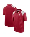 Fanatics Men's Crimson Oklahoma Sooners Star Class Polo Shirt In Red