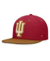 Fanatics Men's Crimson/brown Indiana Hoosiers Nobo Fitted Hat In Red