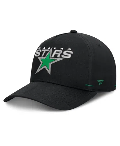 Fanatics Men's Dallas Stars Authentic Pro Rink Adjustable Baseball Cap In Black,green