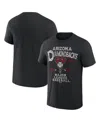 Fanatics Men's Darius Rucker Collection By  Black Arizona Diamondbacks Beach Splatter T-shirt In Black
