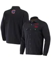 Fanatics Men's Darius Rucker Collection By  Black Chicago Cubs Ringstop Full-snap Shacket In Black