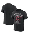 Fanatics Men's Darius Rucker Collection By  Black Cleveland Guardians Beach Splatter T-shirt In Black