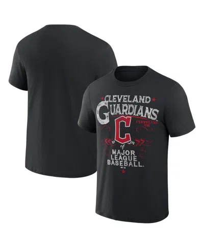 Fanatics Men's Darius Rucker Collection By  Black Cleveland Guardians Beach Splatter T-shirt