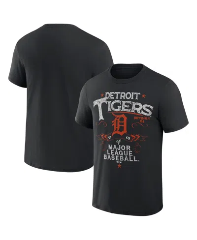 Fanatics Men's Darius Rucker Collection By  Black Detroit Tigers Beach Splatter T-shirt