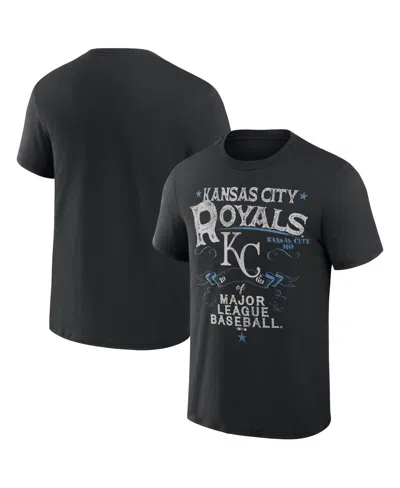 Fanatics Men's Darius Rucker Collection By  Black Kansas City Royals Beach Splatter T-shirt