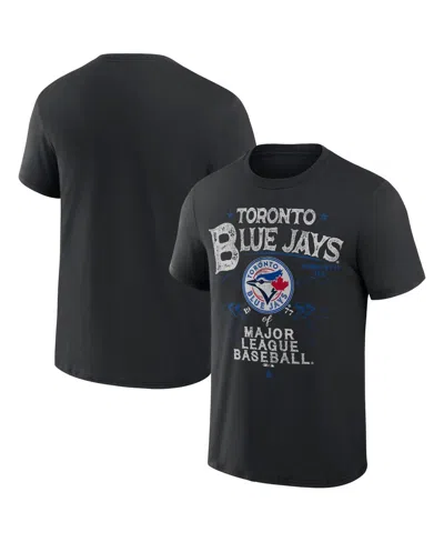 Fanatics Men's Darius Rucker Collection By  Black Toronto Blue Jays Beach Splatter T-shirt