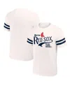Fanatics Men's Darius Rucker Collection By  Cream Boston Red Sox Yarn Dye Vintage-like T-shirt In Cream