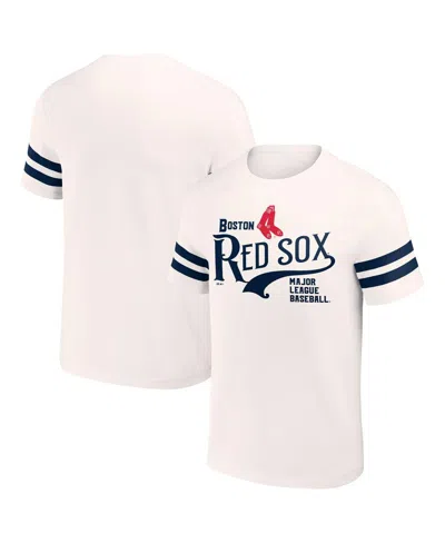 Fanatics Men's Darius Rucker Collection By  Cream Boston Red Sox Yarn Dye Vintage-like T-shirt