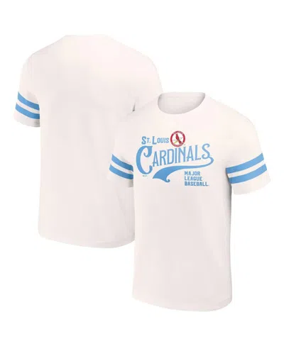 Fanatics Men's Darius Rucker Collection By  Cream St. Louis Cardinals Yarn Dye Vintage-like T-shirt
