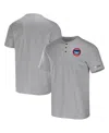 Fanatics Men's Darius Rucker Collection By  Heather Gray Chicago Cubs Henley T-shirt In Heather Gray