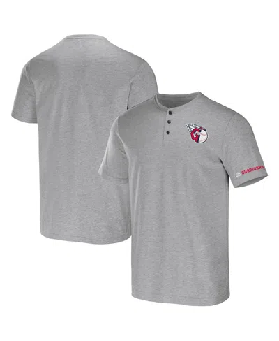 Fanatics Men's Nfl X Darius Rucker Collection By  Heather Gray Kansas City Chiefs Henley T-shirt