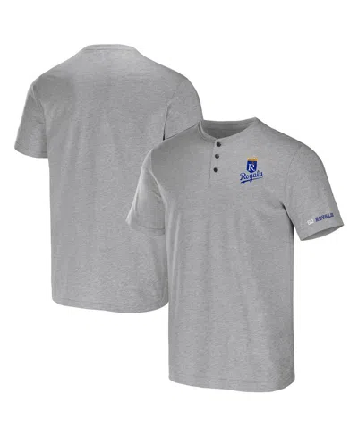 Fanatics Men's Darius Rucker Collection By  Heather Gray Kansas City Royals Henley T-shirt