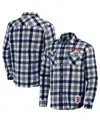 Fanatics Men's Darius Rucker Collection By  Navy Boston Red Sox Plaid Flannel Button-up Shirt In Navy