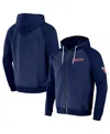 Fanatics Men's Darius Rucker Collection By  Navy Cleveland Guardians Raglan Full-zip Hoodie In Navy