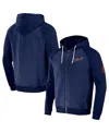 Fanatics Men's Darius Rucker Collection By  Navy Detroit Tigers Raglan Full-zip Hoodie In Navy