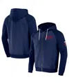 Fanatics Men's Darius Rucker Collection By  Navy Minnesota Twins Raglan Full-zip Hoodie In Navy