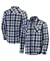 Fanatics Men's Darius Rucker Collection By  Navy New York Yankees Plaid Flannel Button-up Shirt In Navy