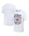 Fanatics Men's Darius Rucker Collection By  White Houston Astros Distressed Rock T-shirt In White