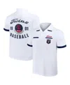 Fanatics Men's Darius Rucker Collection By  White Minnesota Twins Bowling Button-up Shirt In White
