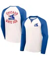 Fanatics Men's Darius Rucker Collection By  White, Navy Chicago White Sox Team Color Raglan T-shirt In White,navy