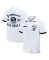 Fanatics Men's Darius Rucker Collection By  White New York Yankees Bowling Button-up Shirt In White