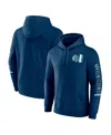 Fanatics Men's Deep Sea Blue Seattle Kraken Revolution Pullover Hoodie In Blue