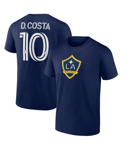 Fanatics Men's Douglas Costa Navy La Galaxy Authentic Stack Name Number T-shirt