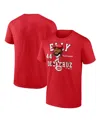 Fanatics Men's Elly De La Cruz Athletic Red Cincinnati Reds Hometown Caricature T-shirt In Red
