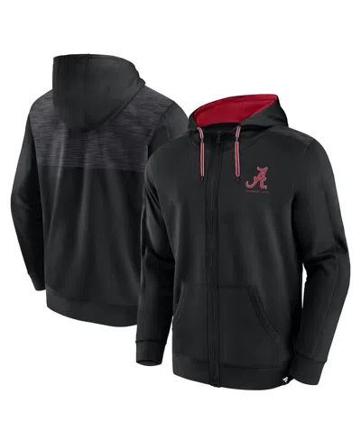Fanatics Men's  Black Alabama Crimson Tide Power Index Full-zip Hoodie