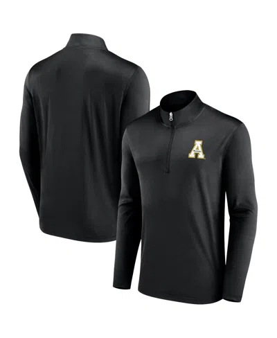 Fanatics Men's  Black Appalachian State Mountaineers Underdog Mindset Quarter-zip Top