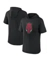 Fanatics Men's  Black Arkansas Razorbacks Primary Logo Hoodie T-shirt In Black