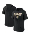 Fanatics Men's  Black Army Black Knights Outline Lower Arch Hoodie T-shirt In Black