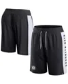 Fanatics Branded Black Brooklyn Nets Referee Iconic Mesh Shorts In Black
