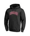 Fanatics Branded Black Chicago Bulls Alternate Logo Pullover Hoodie In Black