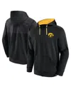 Fanatics Men's  Black Iowa Hawkeyes Power Index Full-zip Hoodie In Black