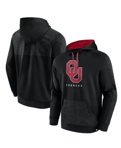 Fanatics Men's  Black Oklahoma Sooners Defender Pullover Hoodie