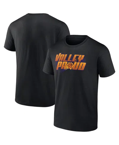 Fanatics Men's  Black Phoenix Suns Valley Proud Hometown Collection T-shirt
