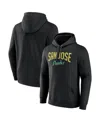 Fanatics Branded Black San Jose Sharks Special Edition 2.0 Wordmark Pullover Hoodie In Black