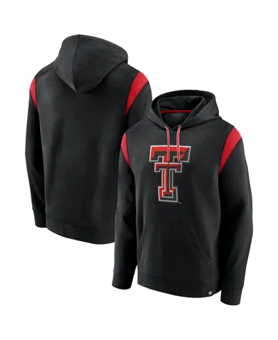 Fanatics Men's  Black Texas Tech Red Raiders Gym Rat Pullover Hoodie