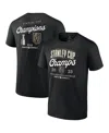 Fanatics Men's  Black Vegas Golden Knights 2023 Stanley Cup Champions Logo T-shirt In Black