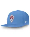 Fanatics Branded Blue Colorado Rapids Emblem Snapback Hat In Blue