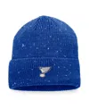Fanatics Branded Blue St. Louis Blues Authentic Pro Rink Pinnacle Cuffed Knit Hat In Blue