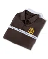 Fanatics Men's  Brown, White San Diego Padres Polo Shirt Combo Set In Brown,white