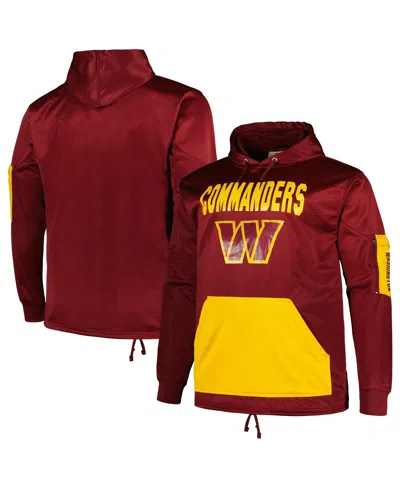 Fanatics Men's  Burgundy Washington Commanders Big And Tall Pullover Hoodie
