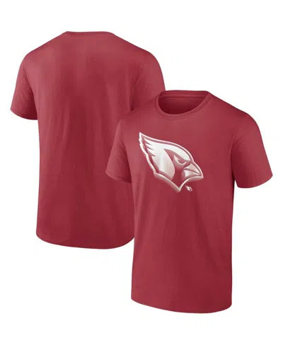 Fanatics Men's  Cardinal Arizona Cardinals Chrome Dimension T-shirt
