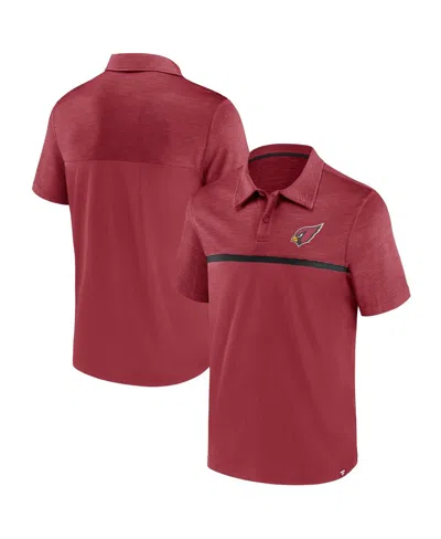 Fanatics Men's  Cardinal Arizona Cardinals Primary Polo Shirt