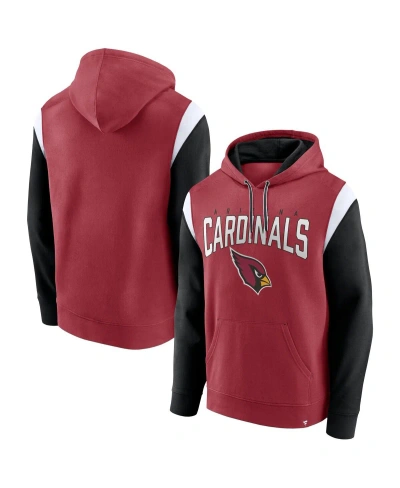 Fanatics Men's  Cardinal Arizona Cardinals Trench Battle Pullover Hoodie