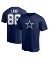 Fanatics Men's  Ceedee Lamb Navy Dallas Cowboys Team Player Icon Name And Number T-shirt In Navy
