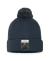 Fanatics Men's  Charcoal Vegas Golden Knights 2023 Nhl Draft Cuffed Knit Hat With Pom In Charcoal